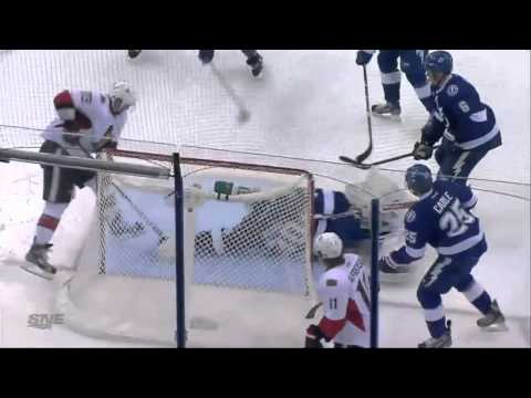 Guillaume Latendresse Goal (Ottawa Senators vs Tampa Bay Lightning April 9, 2013) NHL HD