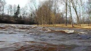 preview picture of video 'Перекат, река огре. River Ogre.'