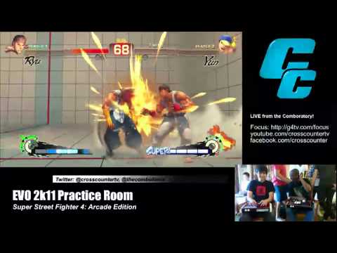 SSF4 AE: Sanford Kelly (Ryu) vs Xian (Yun) - Crosscounter stream (Pre Evo 2011)