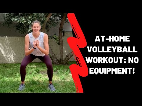 Strength and Conditioning for Volleyball: At-Home Workout... No Equipment!!