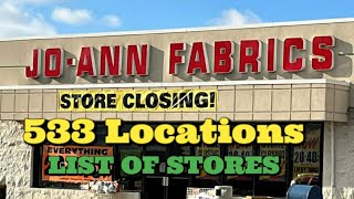 LIQUIDATION | Joann Fabrics Closing Forever