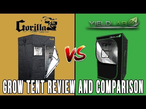 Gorilla Grow Tent Lite vs Yield Lab: Grow Tent Review and Comparison