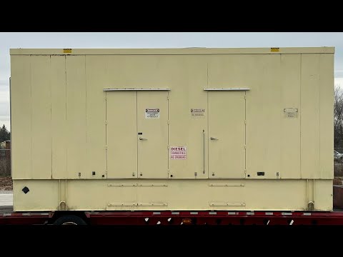 Caterpillar 600 kW diesel generator, CAT 3412 engine, 1159 Hrs, Yr 1996 - CSDG # 4624
