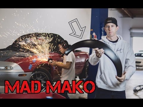 Fenders Flares Installed on the Miata - Cheap!! ($180)