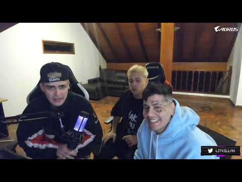 LIT KILLAH TIRANDO FREESTYLE CON DUKI Y FMK