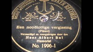 Albert Bol - Een noodlottige vergissing (pikant)