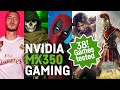 How fast is the MX350? Gaming Test - 38 Games tested! (Laptop) How fast is the MX350? Gaming Test - 38 Games tested! (Laptop)