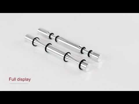 LABEL 2 – זוג תומכי אלומיניום לאחסון שני בקבוקי יין