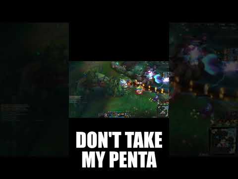 DON'T TAKE MY PENTA KILL! (Corki Clips) #shorts #leagueoflegends #corki