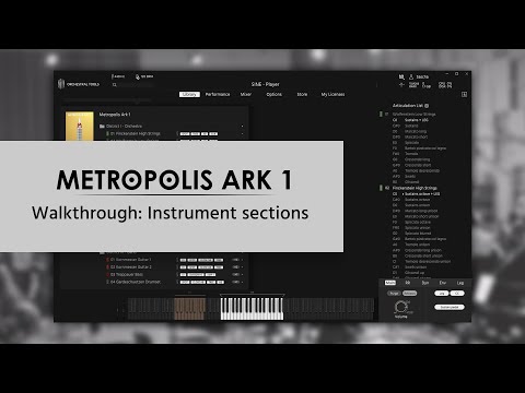 Metropolis Ark 1 Walkthrough: Instrument sections