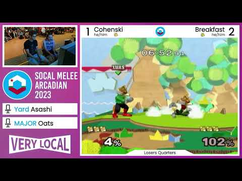 SoCal Melee Arcadian 2023 - Cohenski (Fox) vs. Breakfast (Fox) - Winners' Pools