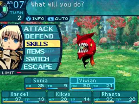 Etrian Odyssey III - Combat Tutorial