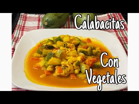 CÓMO HACER CALABACITAS CON QUESO PANELA Y VEGETALES 🌽