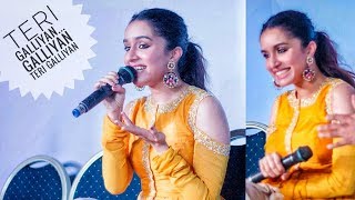 Shraddha Kapoor singing Teri Galliyan at IFFI 2017 Goa