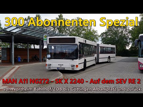 [Sound] Bus - 300 Abonnenten Spezial - MAN A11 NG272  - SK X 2240 (Voith)