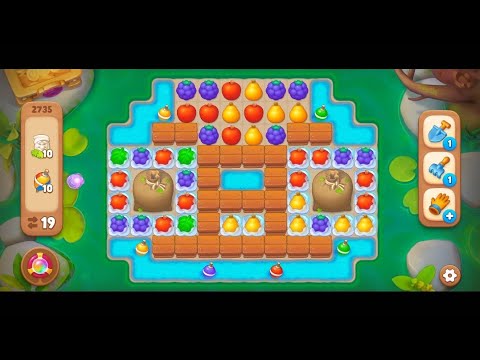 Gardenscapes level 2735 SWAMP QUEST 4. TOUR