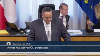 Thomas Karacsony - Familienleistungen für Ukraine-Vertriebene - 23.10.2025
