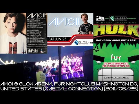 Avicii @ Summer 2011 Tour, Glow Arena, Fur Nightclub Washington DC, United States (2011/06/25)