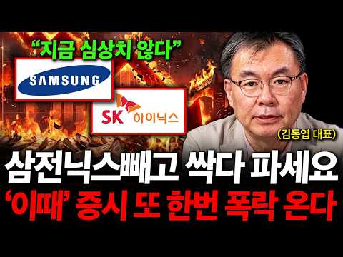 "삼성전자 하이닉스빼고 싹 다 파세요" '이때' 증시 한번 더 흔들릴 겁니다. ( 김동엽 대표 )