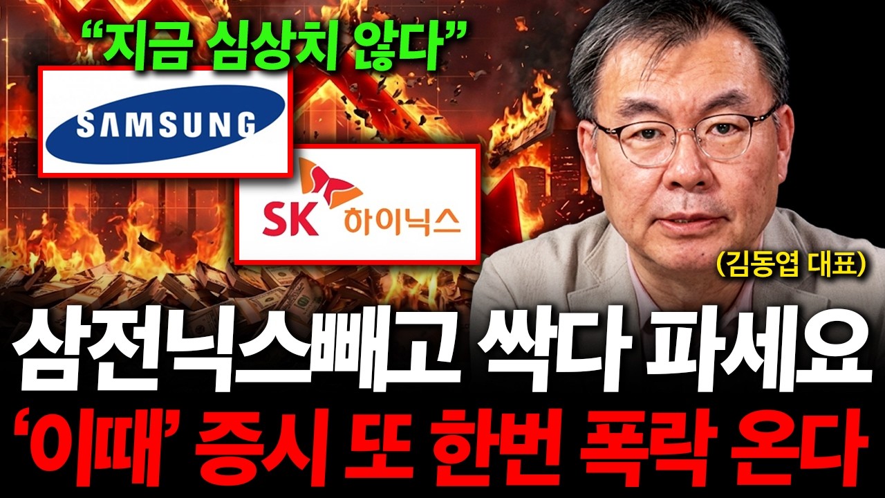"삼성전자 하이닉스빼고 싹 다 파세요" '이때' 증시 한번 더 흔들릴 겁니다. ( 김동엽 대표 )