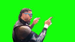 Jey Uso walking green screen