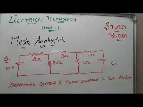 Mesh Analysis [Hindi] - Electrical Technology Video
