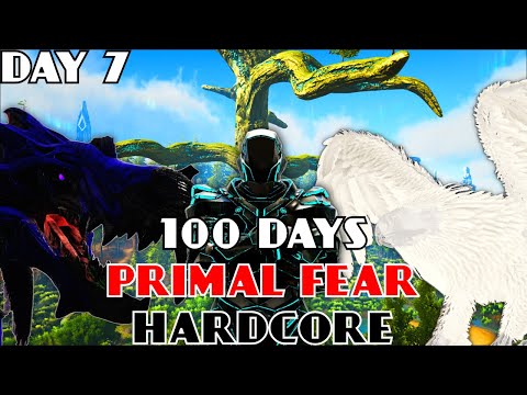 100 Days To Beat Hardcore ARK Primal Fear - Day 7