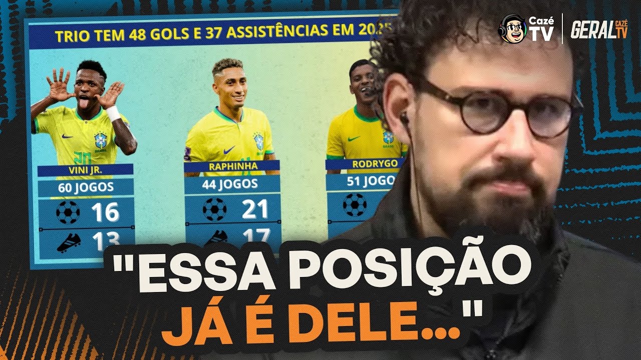 DOR DE CABEÇA BOA! QUAL O ATAQUE IDEAL DA SELEÇÃO BRASILEIRA PARA A COPA DO MUNDO? | GERAL CAZÉTV