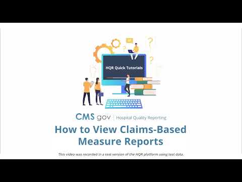 How to view Claims-based measure reports.