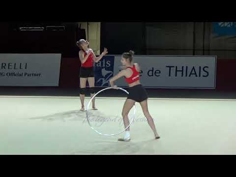 Maena MILLON (FRA) hoop - 2025 Thiais trainings