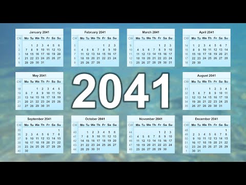 2041 Calendar