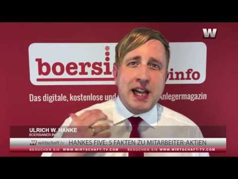 Hankes Five: 5 Fakten zu Mitarbeiter-Aktien