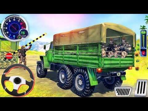 US Army Truck Driver Simulator 3D - Offroad Military Transporter Driving - Android GamePlay #2