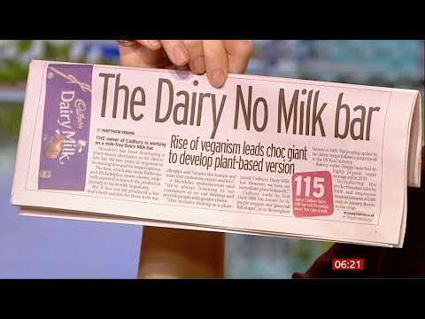 Cadbury's Vegan Chocolate bar (UK) - BBC News - 24th February 2020