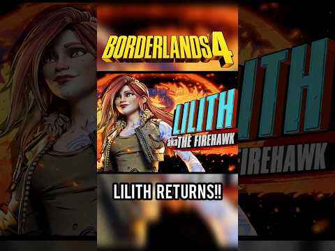 Lilith returns in BORDERLANDS 4 🔥😍