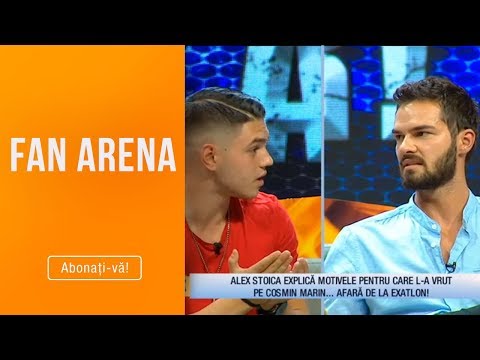 FanArena (14.04.) - Cosmin, fata in fata cu Alex: "Tu ai trait la Exatlon o drama si o telenovela"