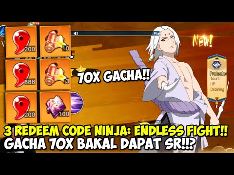 3 Redeem Code Ninja Endless Fight Terbaru!! Gacha 70X Panen Hero Buat Ascent Ke Bintang 6!!
