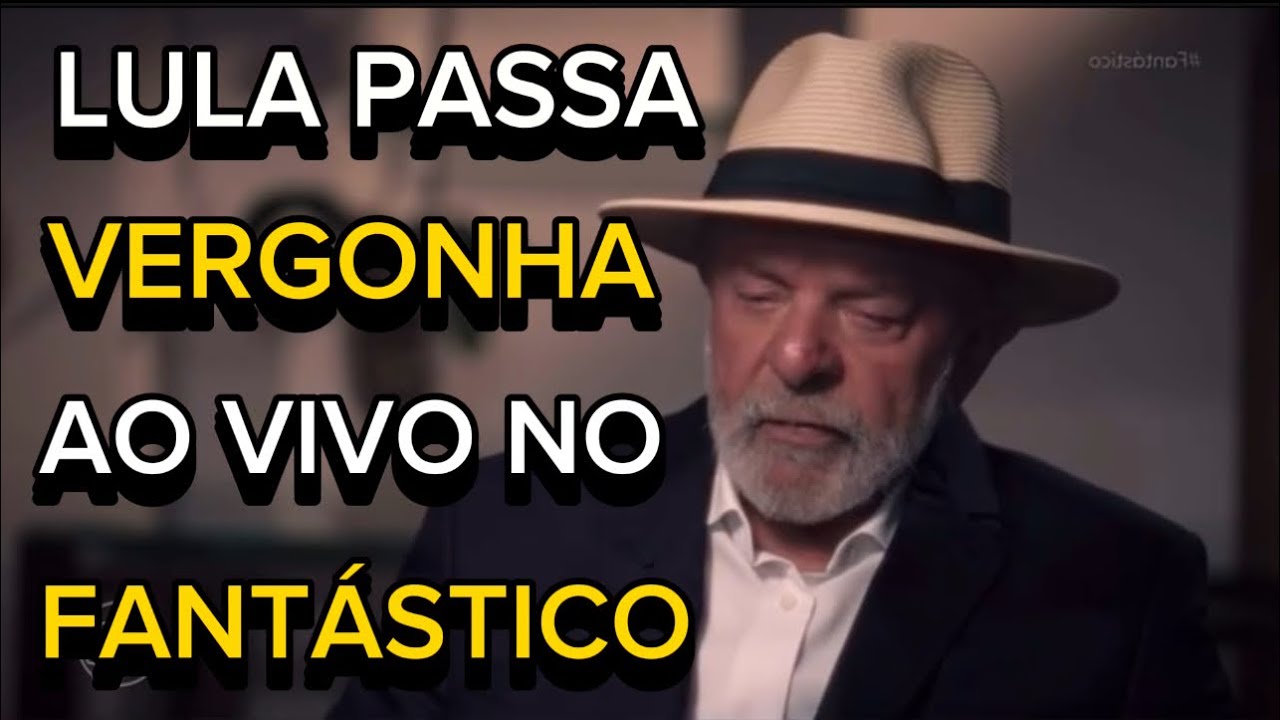 Lula concede entrevista ao Fantástico, mente e é desmentido ao Vivo