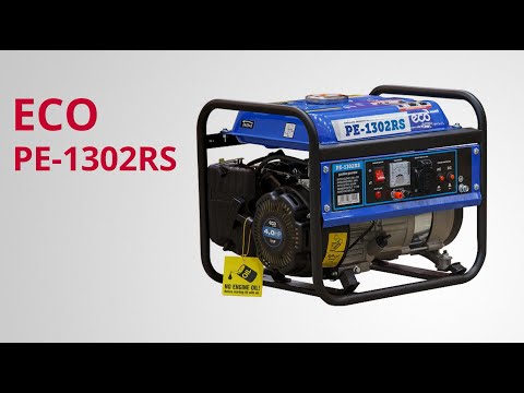 фото электростанция (генератор бензиновый) eco pe-1302rs (1.1 квт, бак 6.0 л,) бензогенератор эко мини дл 0