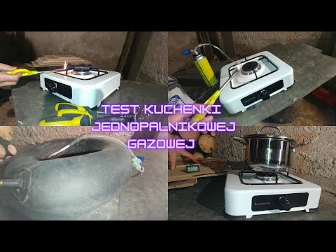 Test kuchenki gazowej jednopalnikowej🔥[3 ustawienia]