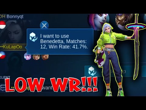 Don't Judge Players by Win Rate - Benedetta Fake Winrate - MLBB