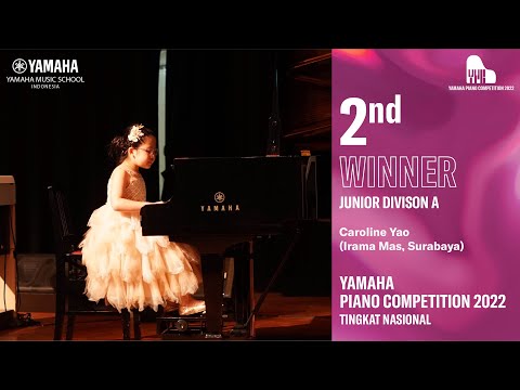 Yamaha Piano Competition 2022 , 2nd Winner Junior A - Caroline Yao