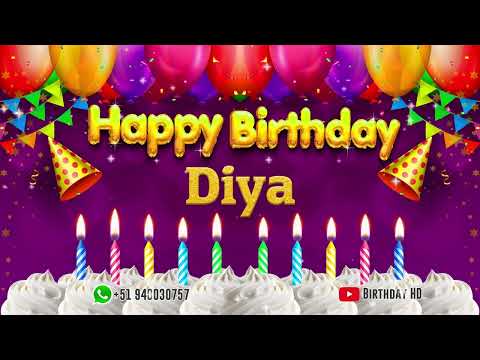 Diya Happy birthday To You - Happy Birthday song name Diya 🎁