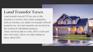 Toronto Real Estate Taxes And Fees When Purchasing