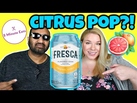 Fresca Sparkling Flavored Soda Original Grapefruit Citrus Review