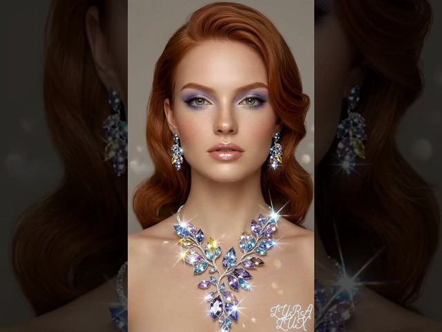 Vídeo relacionado con XFSRG Joyas de Mujer Conjunto Collar y Pendientes Elegante Diseño Vintage para Ocasiones Especiales (Nero)