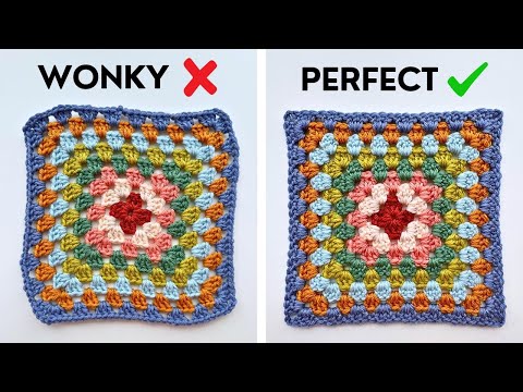 How to Crochet the Perfect Granny Square - 7 Game-Changing Tips!
