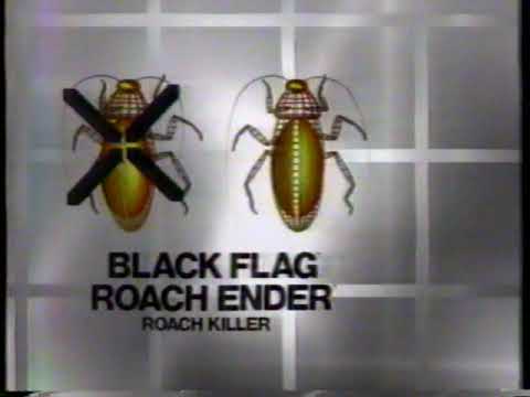 1987 Black Flag "Roach Ender" TV Commercial