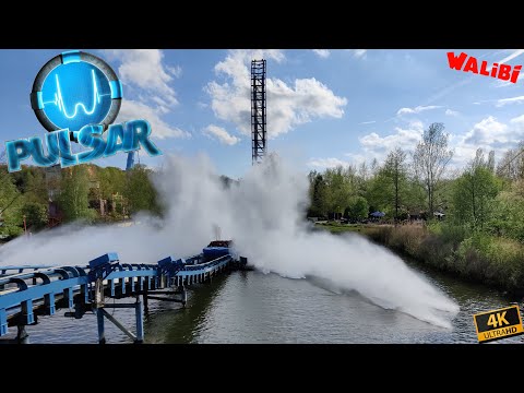 Pulsar - Walibi Belgium - POV/Onride 4K - 2021