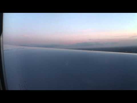 SQ318 from Singapore to London landing